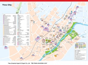 Yiwu city map